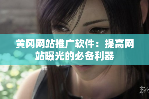 黄冈网站推广软件：提高网站曝光的必备利器