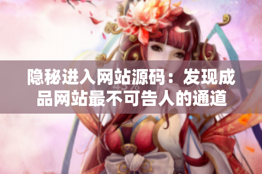 隐秘进入网站源码：发现成品网站最不可告人的通道