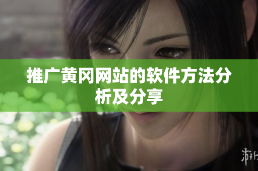 推广黄冈网站的软件方法分析及分享