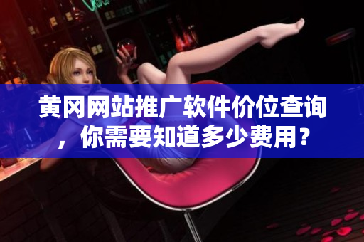 黄冈网站推广软件价位查询，你需要知道多少费用？