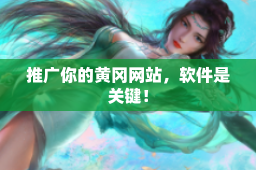 推广你的黄冈网站，软件是关键！