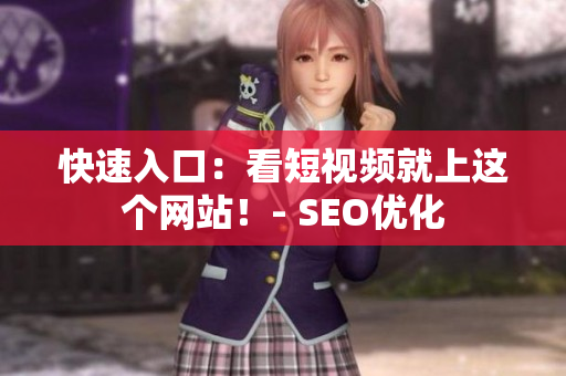 快速入口：看短视频就上这个网站！- SEO优化