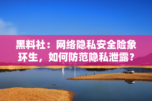 黑料社：网络隐私安全险象环生，如何防范隐私泄露？