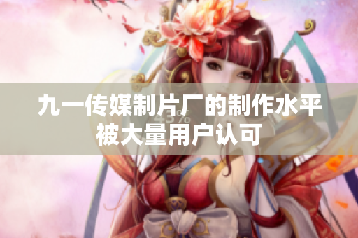 九一传媒制片厂的制作水平被大量用户认可