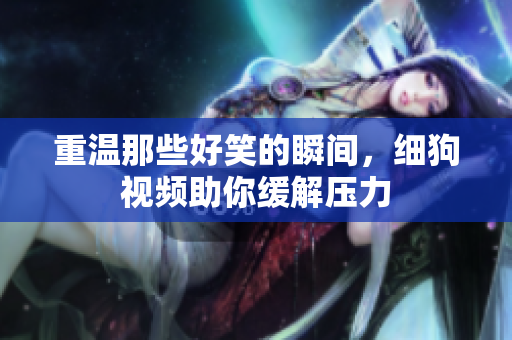 重温那些好笑的瞬间，细狗视频助你缓解压力