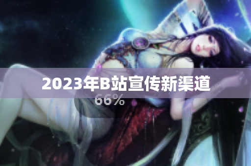 2023年B站宣传新渠道