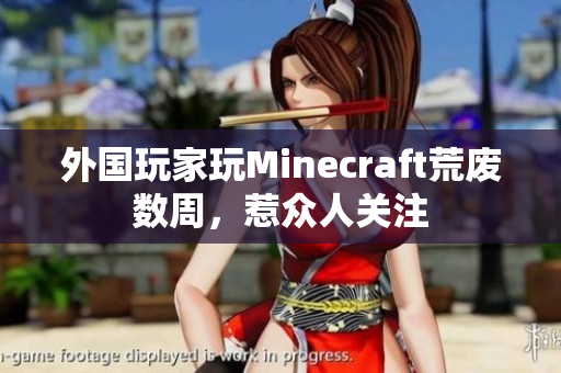 外国玩家玩Minecraft荒废数周，惹众人关注
