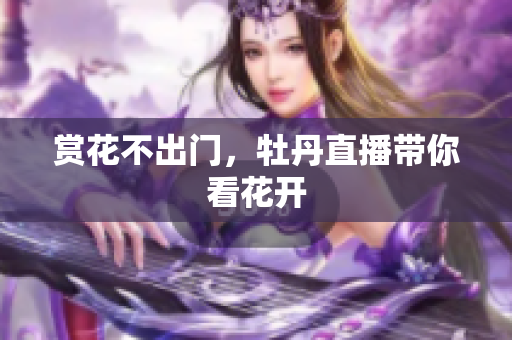 赏花不出门，牡丹直播带你看花开