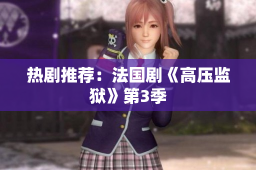 热剧推荐：法国剧《高压监狱》第3季