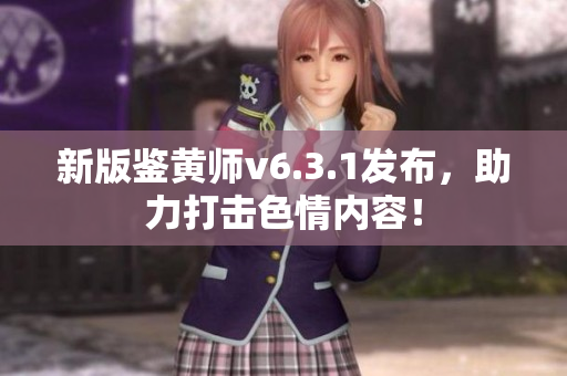 新版鉴黄师v6.3.1发布，助力打击色情内容！