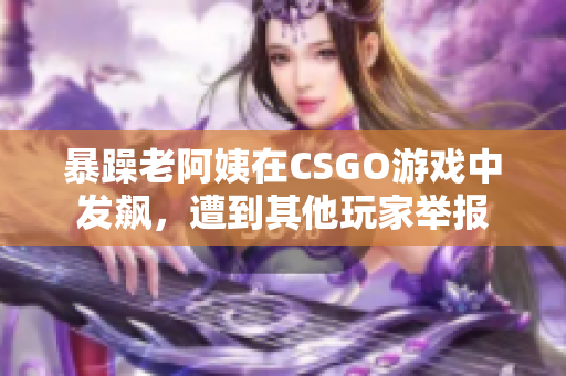 暴躁老阿姨在CSGO游戏中发飙，遭到其他玩家举报