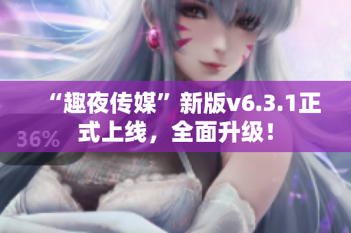 “趣夜传媒”新版v6.3.1正式上线，全面升级！