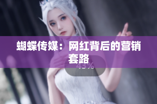 蝴蝶传媒：网红背后的营销套路