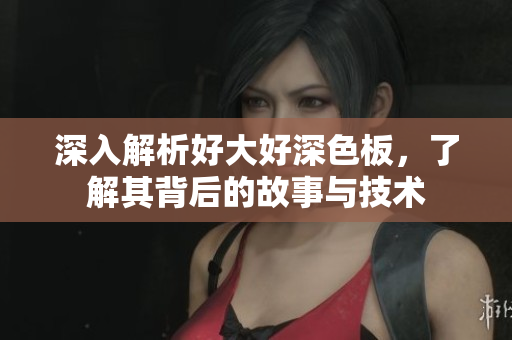 深入解析好大好深色板，了解其背后的故事与技术