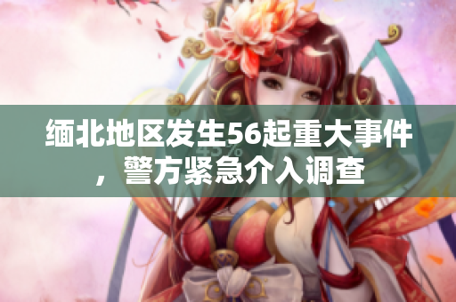 缅北地区发生56起重大事件，警方紧急介入调查