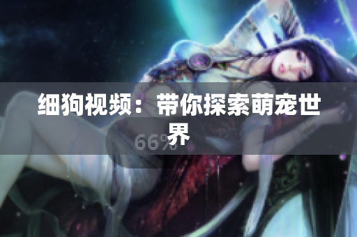 细狗视频：带你探索萌宠世界