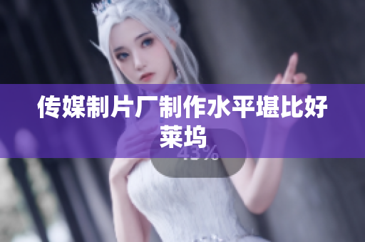 传媒制片厂制作水平堪比好莱坞
