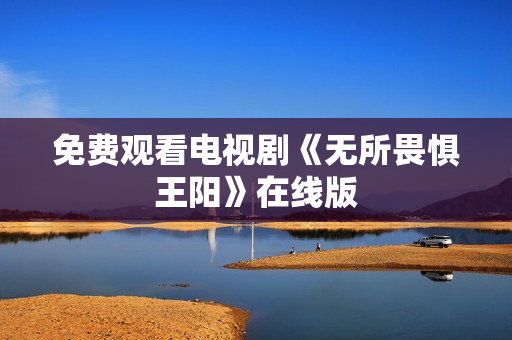 免费观看电视剧《无所畏惧王阳》在线版