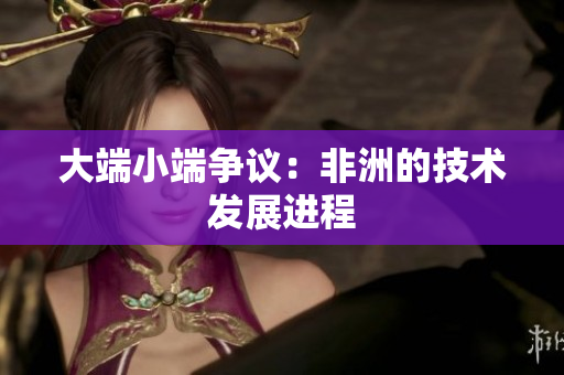 大端小端争议：非洲的技术发展进程