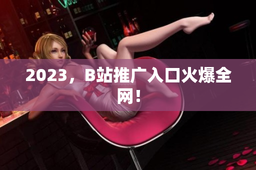 2023，B站推广入口火爆全网！