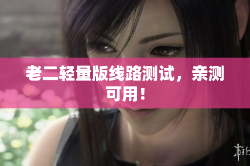 老二轻量版线路测试，亲测可用！