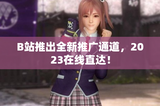B站推出全新推广通道，2023在线直达！