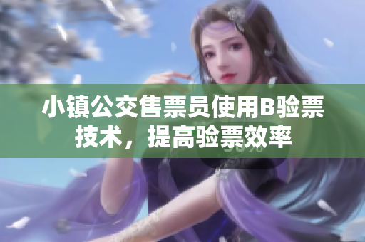 小镇公交售票员使用B验票技术，提高验票效率