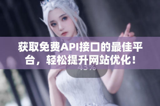 获取免费API接口的最佳平台，轻松提升网站优化！
