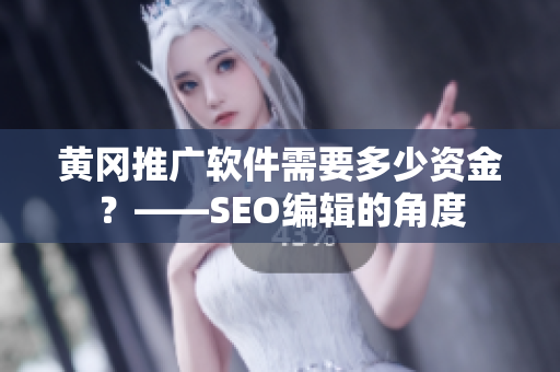 黄冈推广软件需要多少资金？——SEO编辑的角度