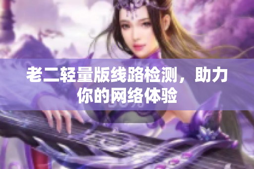 老二轻量版线路检测，助力你的网络体验