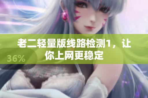 老二轻量版线路检测1，让你上网更稳定