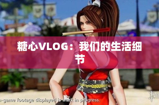 糖心VLOG：我们的生活细节