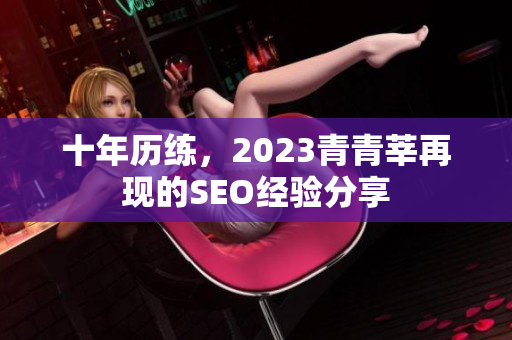 十年历练，2023青青莘再现的SEO经验分享