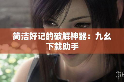 简洁好记的破解神器：九幺下载助手