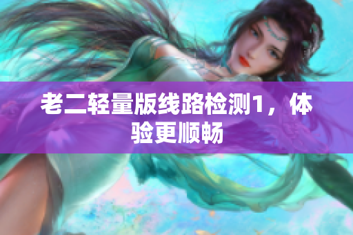 老二轻量版线路检测1，体验更顺畅