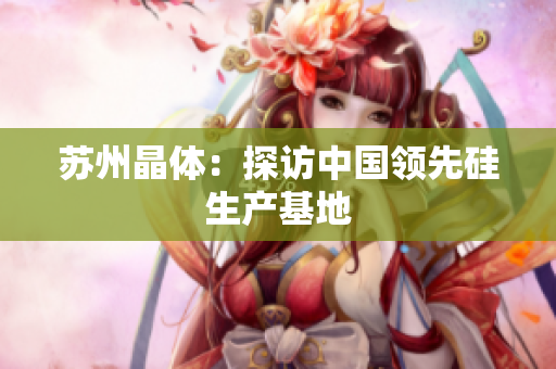 苏州晶体：探访中国领先硅生产基地