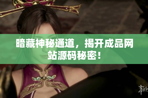 暗藏神秘通道，揭开成品网站源码秘密！
