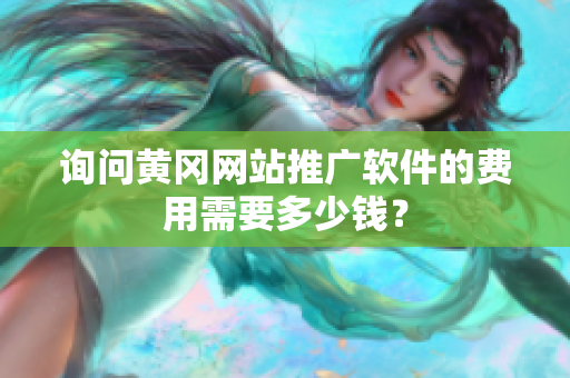 询问黄冈网站推广软件的费用需要多少钱？