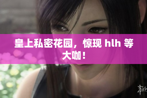 皇上私密花园，惊现 hlh 等大咖！