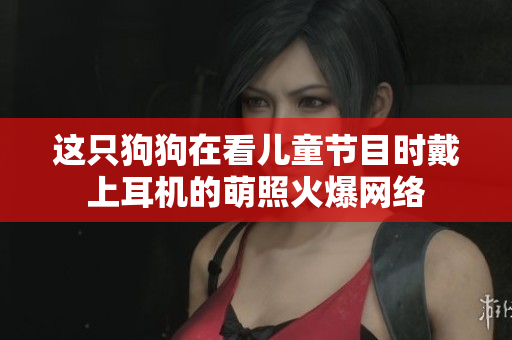 这只狗狗在看儿童节目时戴上耳机的萌照火爆网络