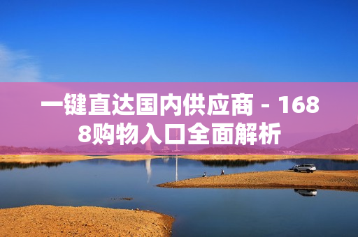 一键直达国内供应商 - 1688购物入口全面解析