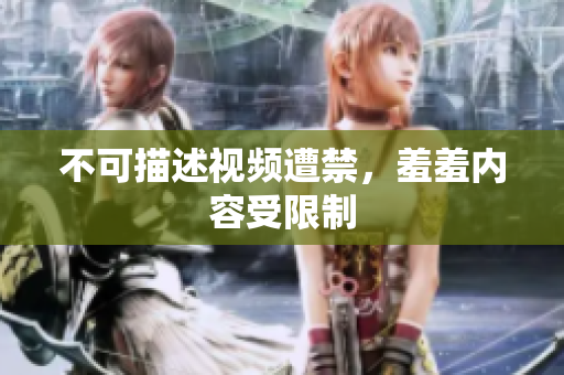 不可描述视频遭禁，羞羞内容受限制