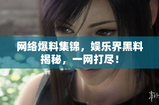 网络爆料集锦，娱乐界黑料揭秘，一网打尽！