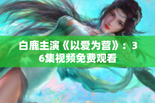 白鹿主演《以爱为营》：36集视频免费观看