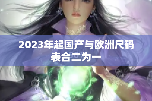 2023年起国产与欧洲尺码表合二为一