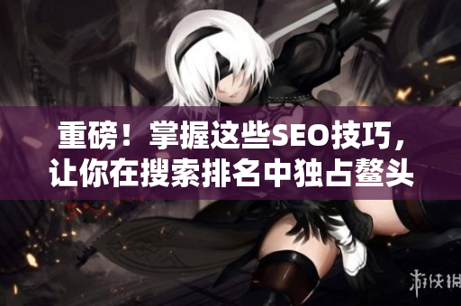 重磅！掌握这些SEO技巧，让你在搜索排名中独占鳌头