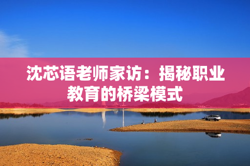 沈芯语老师家访：揭秘职业教育的桥梁模式