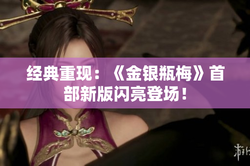 经典重现：《金银瓶梅》首部新版闪亮登场！