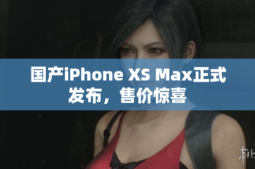 国产iPhone XS Max正式发布，售价惊喜