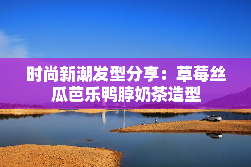 时尚新潮发型分享：草莓丝瓜芭乐鸭脖奶茶造型